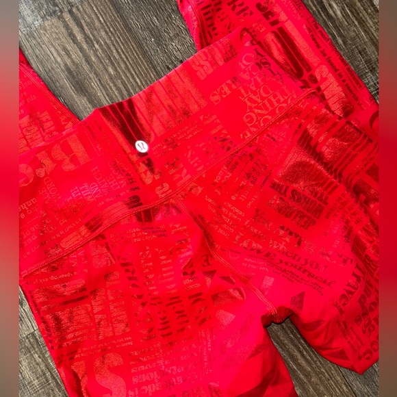 Lululemon Wunder Under High-Rise Tight
20YR Manifesto Foil Dark Red - Picture 7 of 7